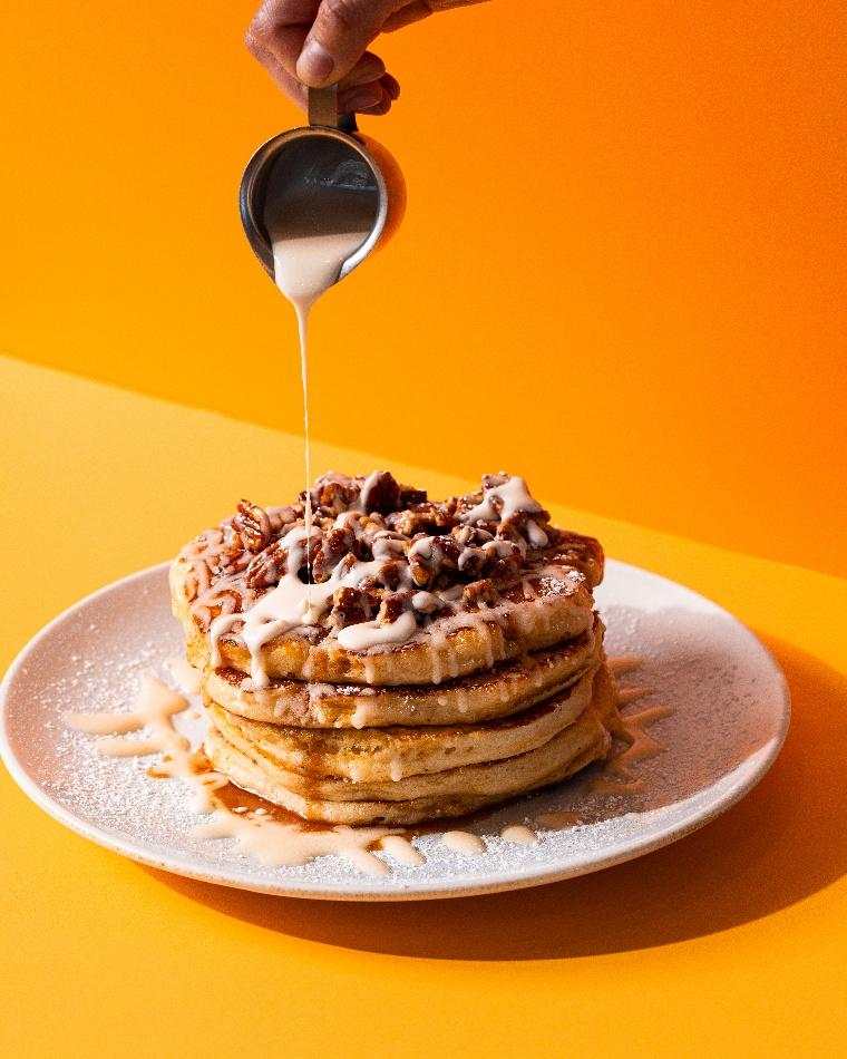 A stack of pancakes with syrup on top

AI-generated content may be incorrect.