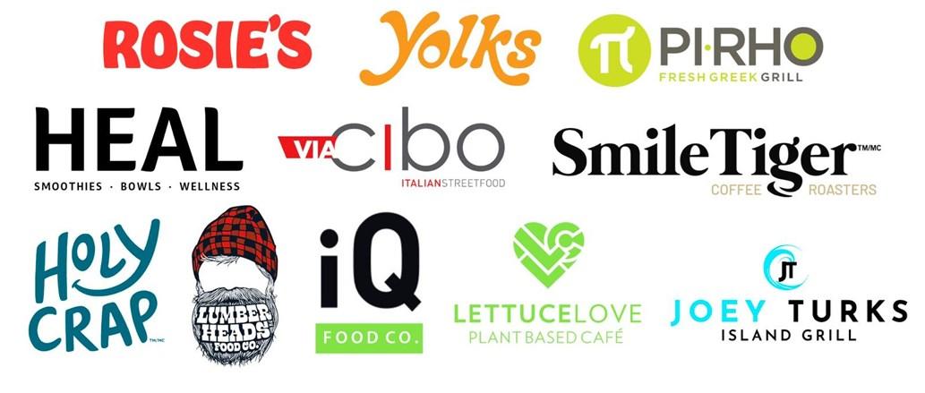 A group of logos on a white background
Description automatically generated