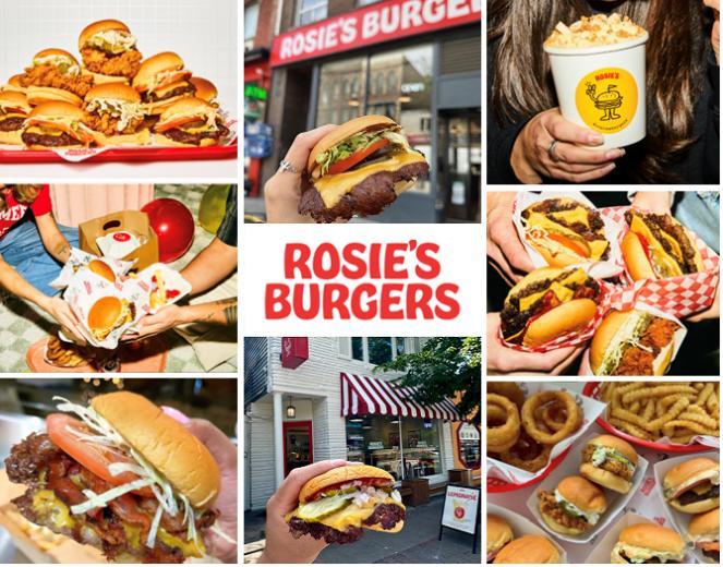 A collage of different burgers
AI-generated content may be incorrect.