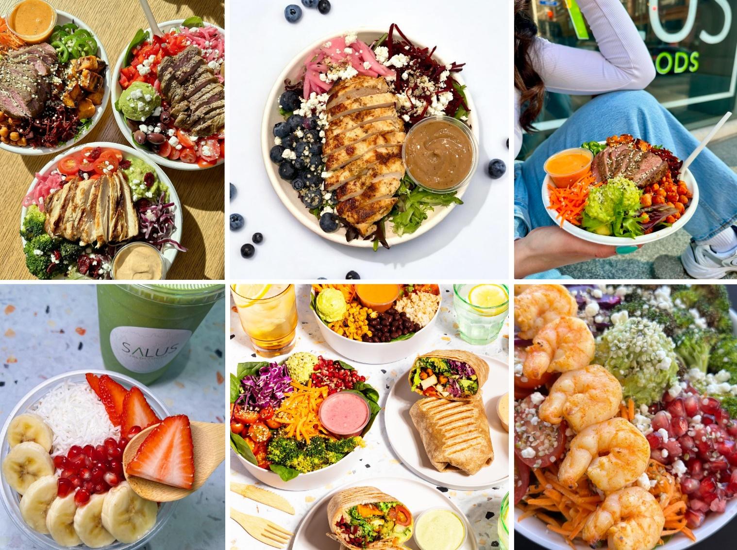 A collage of different foods

Description automatically generated